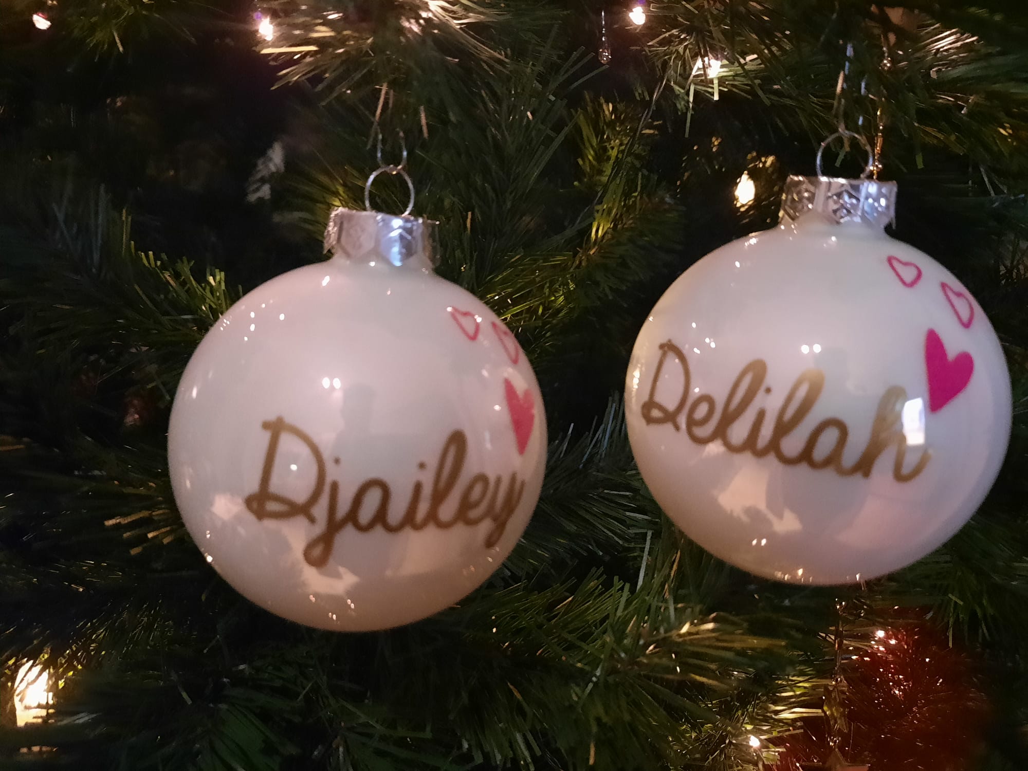kerstbal met naam