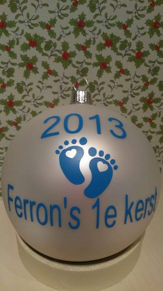 kerstbal met naam
